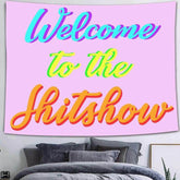 Lofaris Colored Letters Family Still Life 3D Printed Wall Tapestry